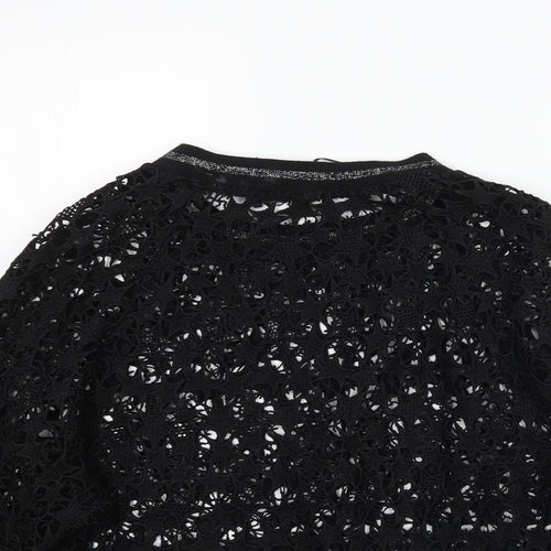 Zara Womens Black   Pullover Jumper Size S