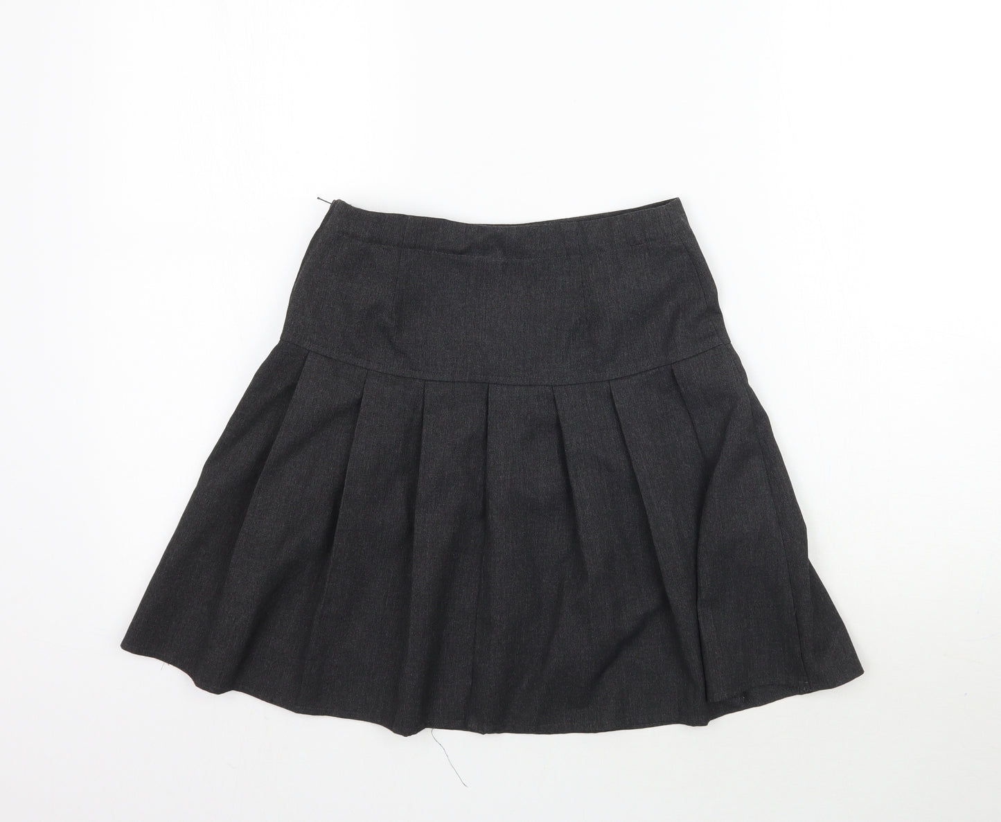 NEXT Girls Grey   Pleated Skirt Size 11 Years - School