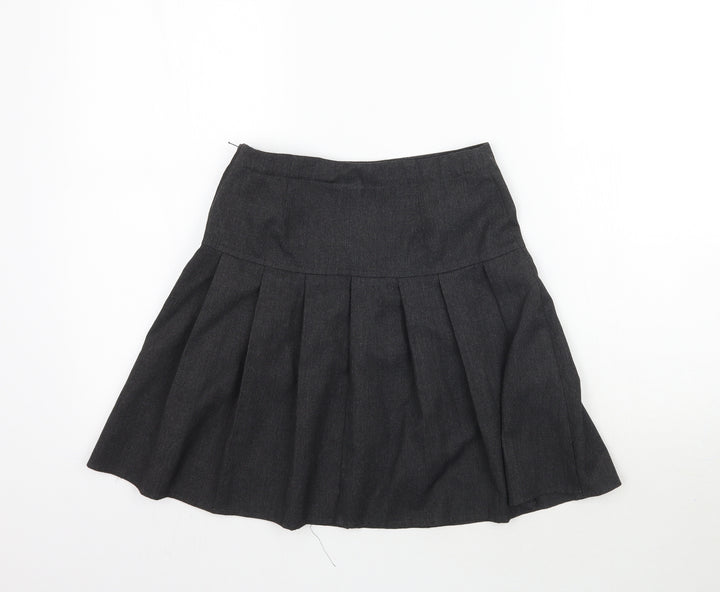 NEXT Girls Grey   Pleated Skirt Size 11 Years - School