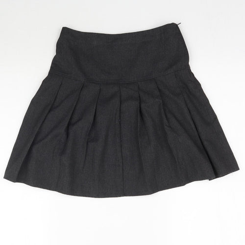 NEXT Girls Grey   Pleated Skirt Size 11 Years - School