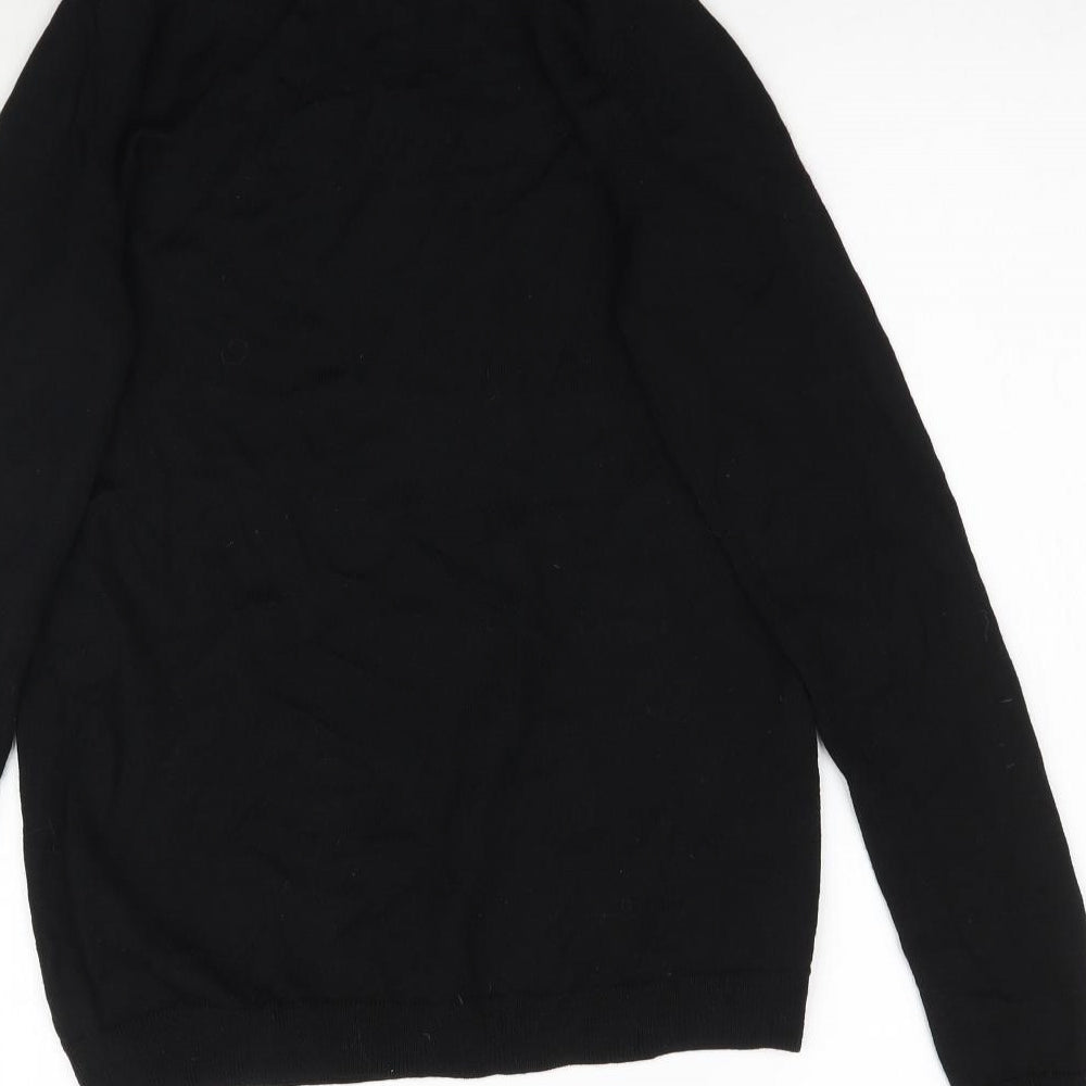 Uniqlo Womens Black  Knit Pullover Jumper Size S
