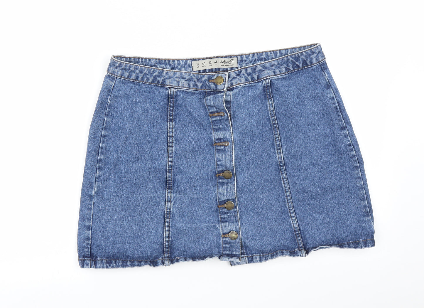 DENIM CO Womens Blue   Straight & Pencil Skirt Size 16