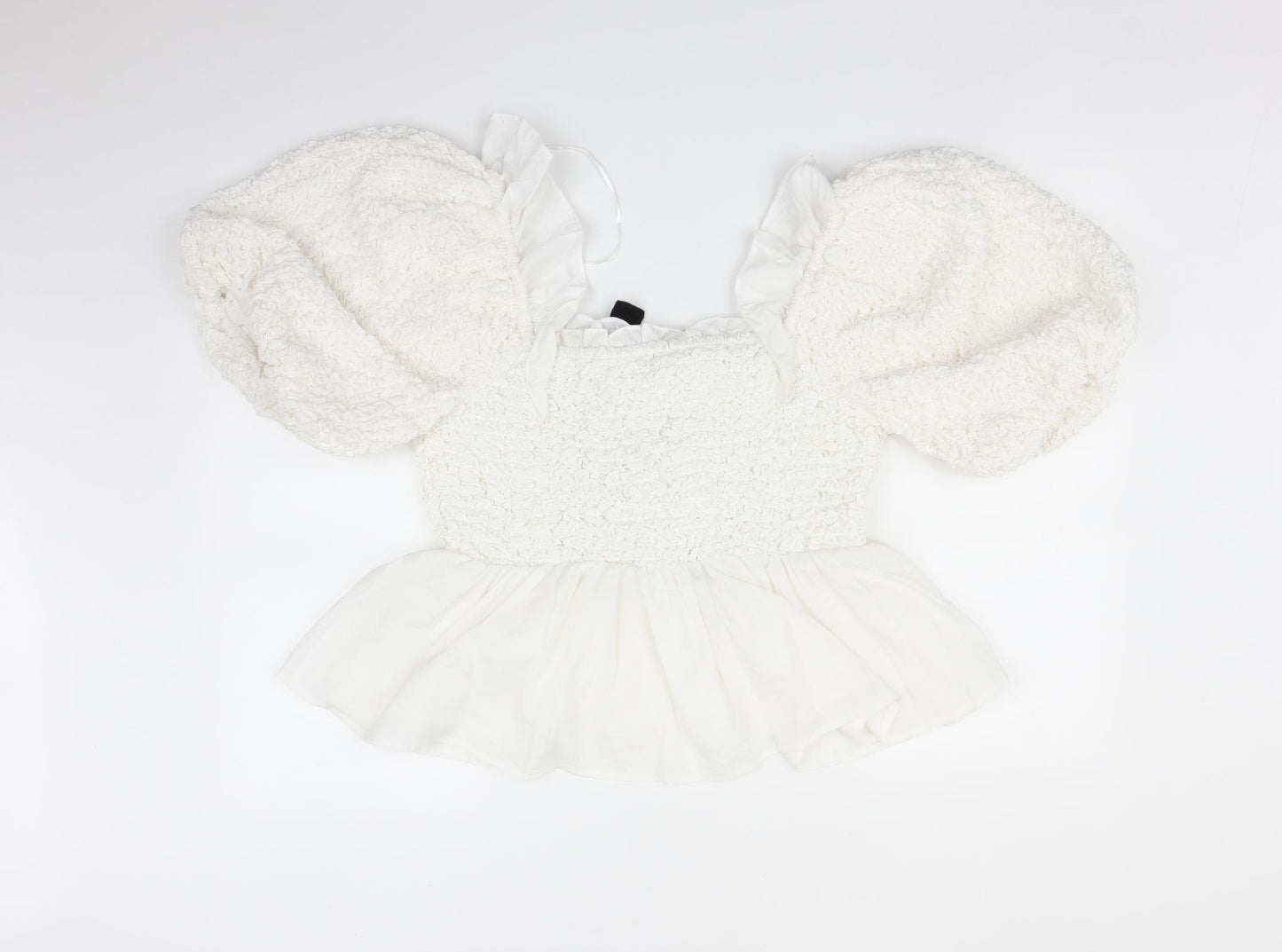 River Island Womens White   Basic T-Shirt Size 14