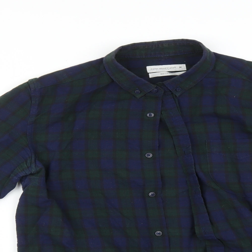 Cedar Wood State Mens Multicoloured Check   Button-Up Size M