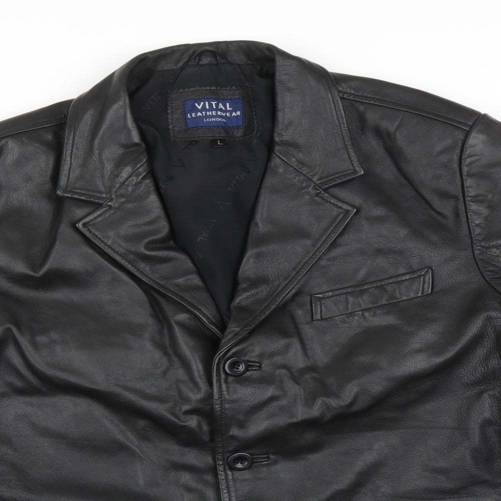 VITAL Mens Black   Jacket  Size L