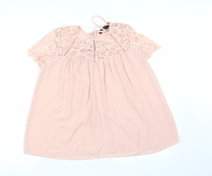 Atmosphere Womens Pink   Basic T-Shirt Size 10