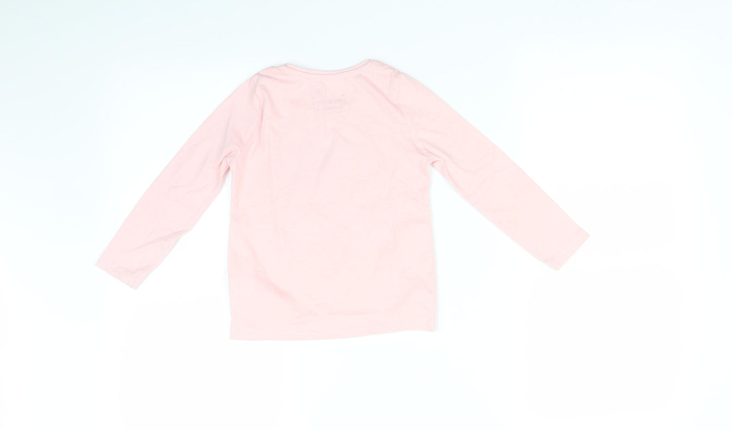 Primark Girls Pink   Basic T-Shirt Size 3-4 Years