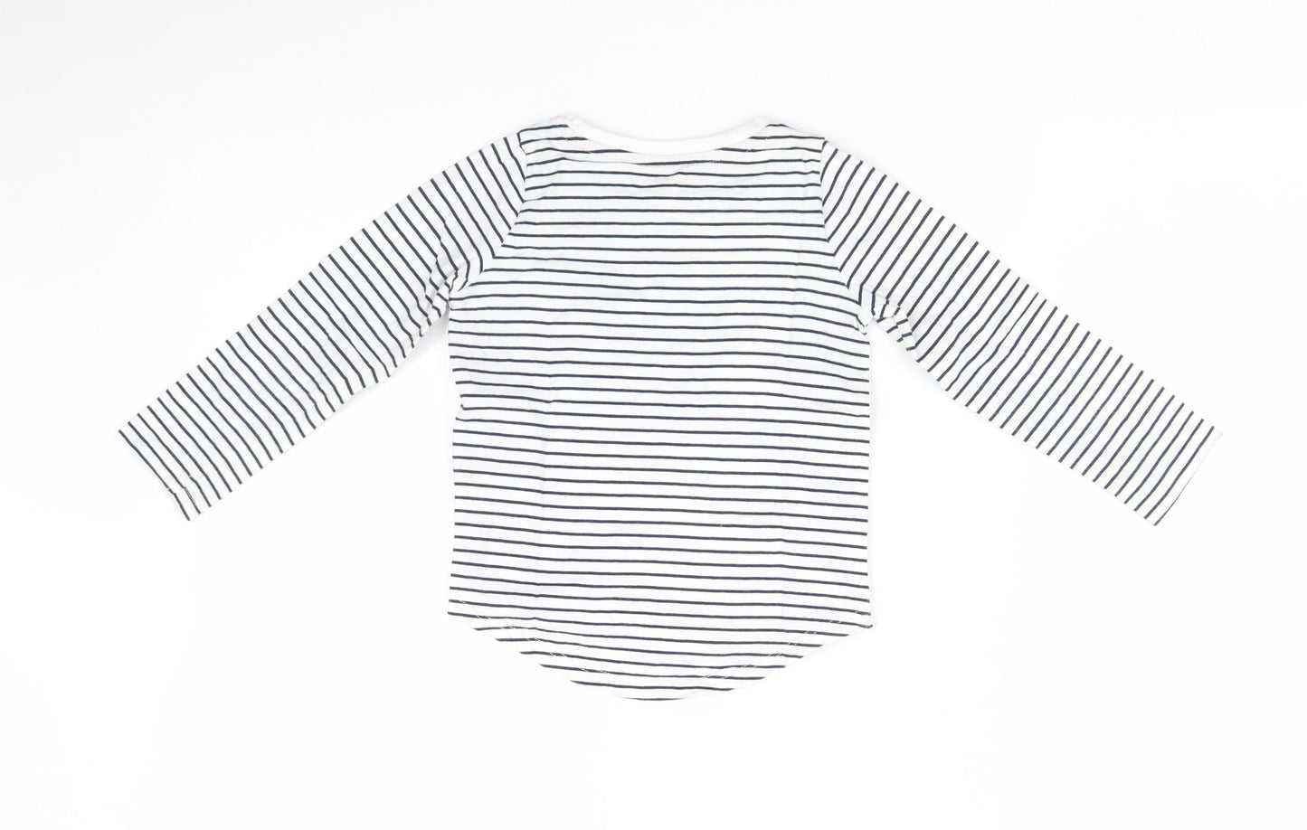 Nutmeg Girls Multicoloured Striped  Basic T-Shirt Size 3-4 Years