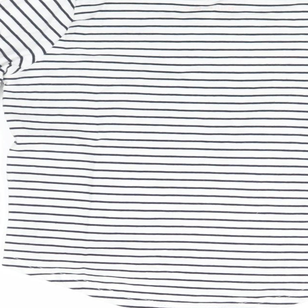 Nutmeg Girls Multicoloured Striped  Basic T-Shirt Size 3-4 Years