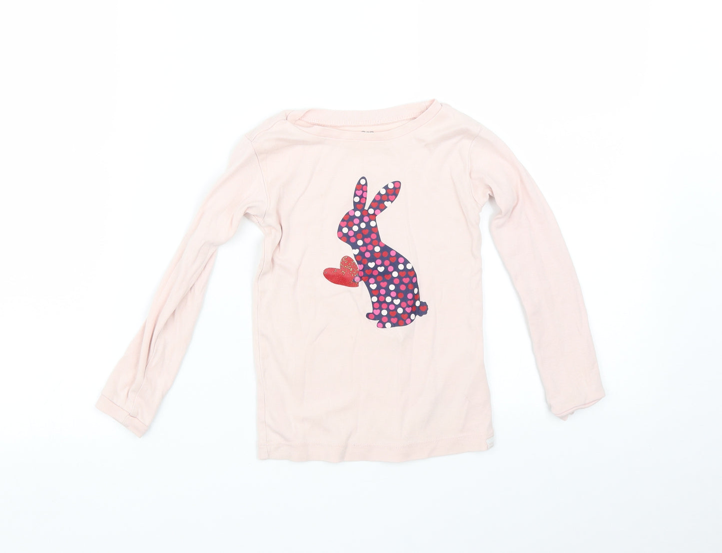 Gap Girls Pink   Basic T-Shirt Size 5 Years