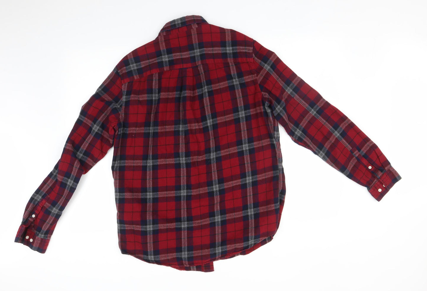 NEXT Mens Multicoloured Check   Button-Up Size M