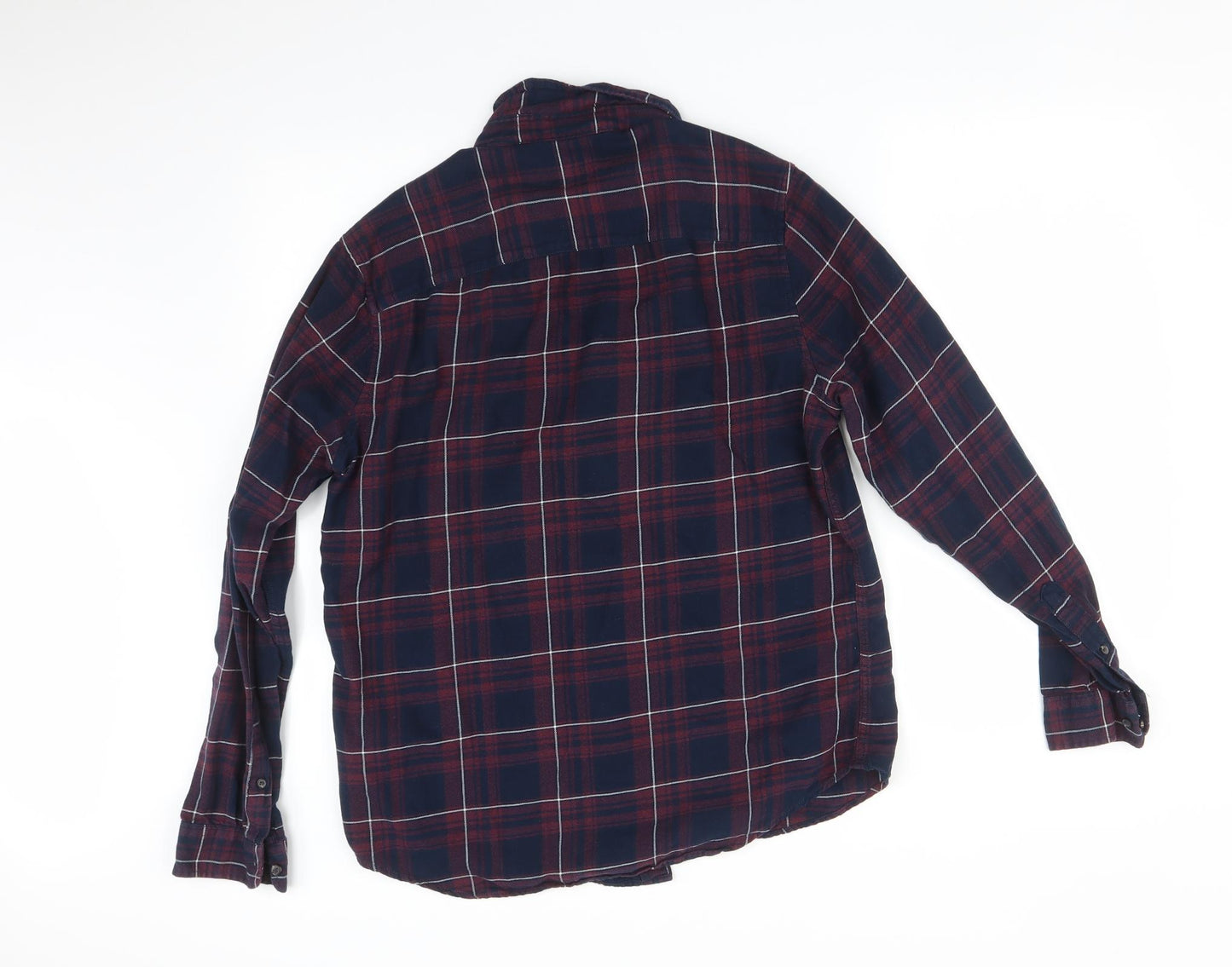 NEXT Mens Multicoloured Check   Button-Up Size M