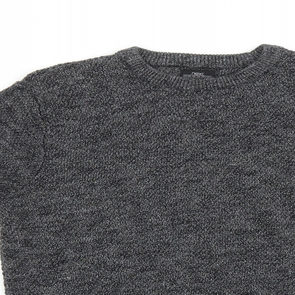 NEXT Mens Black   Pullover Sweatshirt Size M