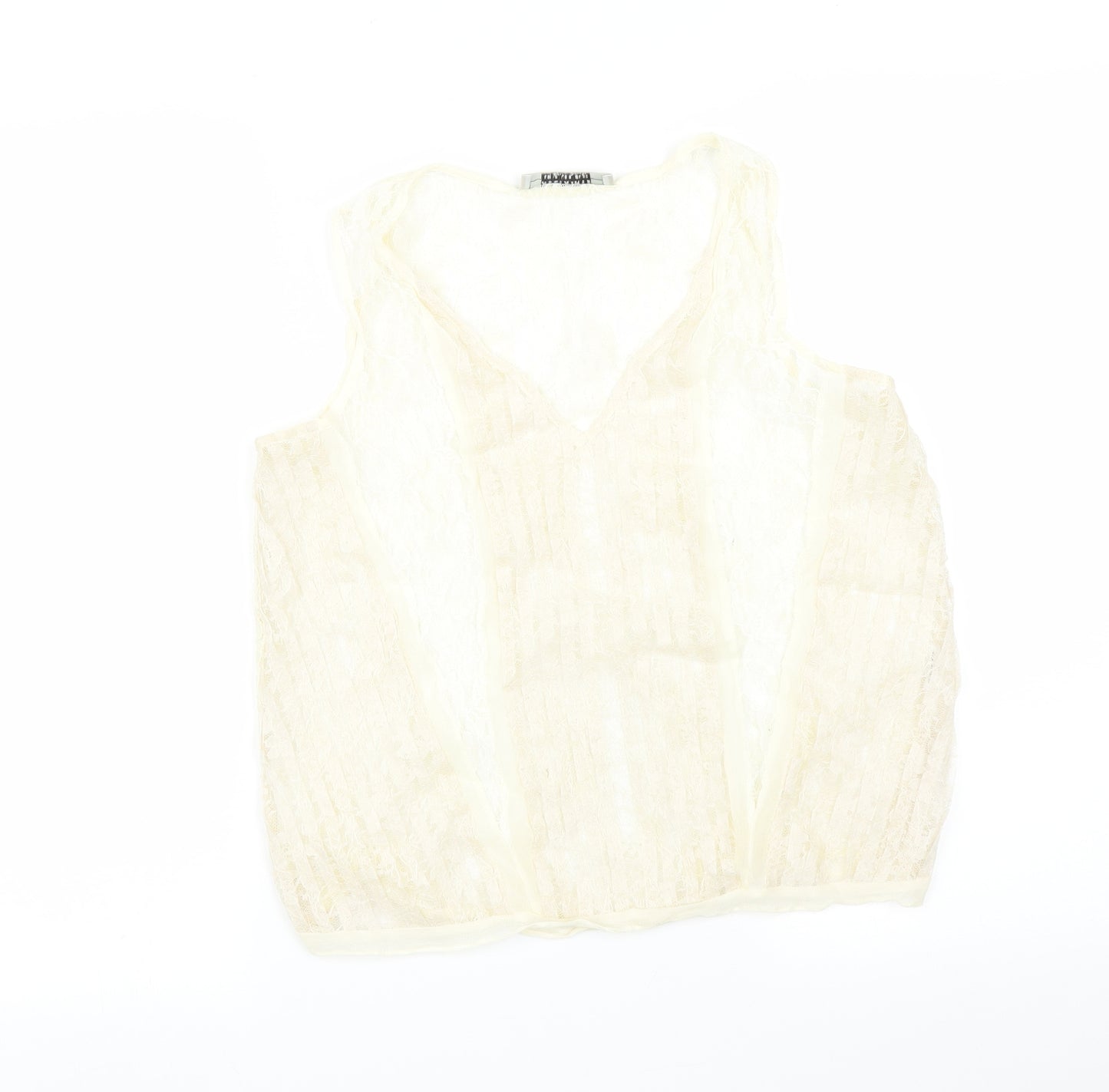 ALL SAINTS Womens White Floral  Basic T-Shirt Size 10