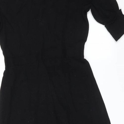 Dorothy Perkins Womens Black   Fit & Flare  Size 10