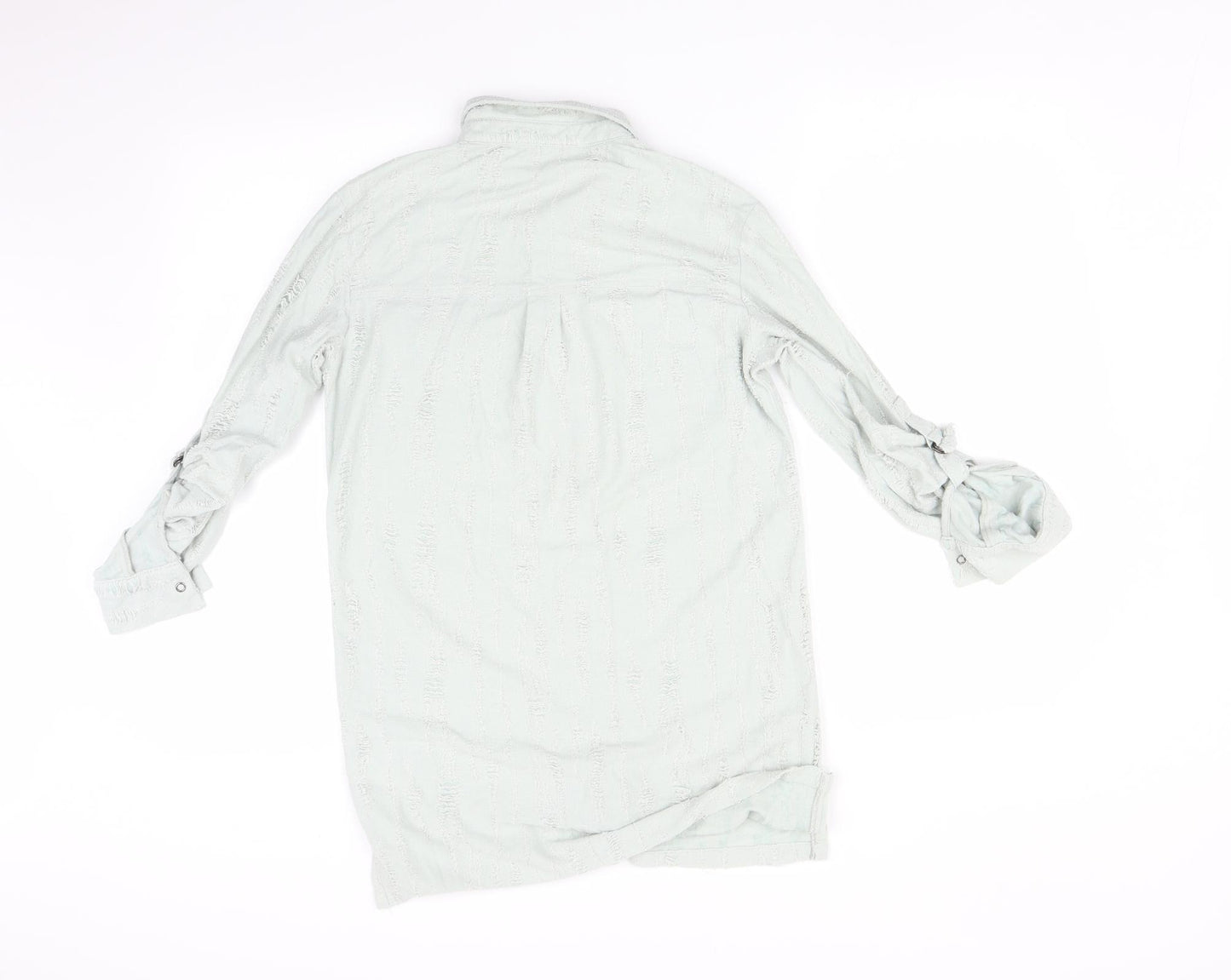 NEXT Womens Green   Basic Button-Up Size 8