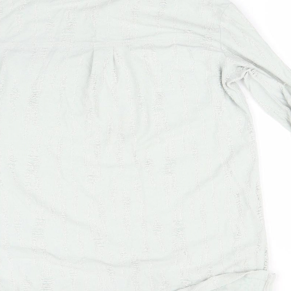 NEXT Womens Green   Basic Button-Up Size 8