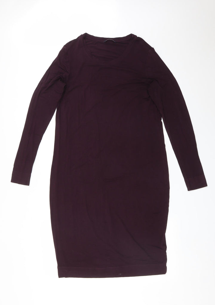 M&S Womens Purple Bodycon Size 14