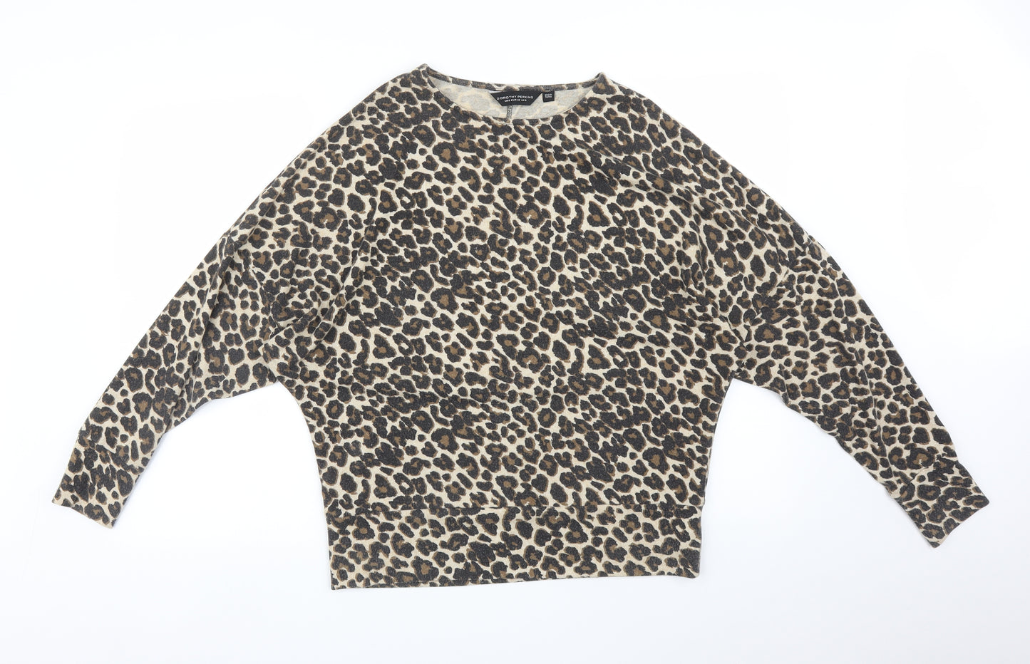 Dorothy Perkins Womens Multicoloured Animal Print  Basic T-Shirt Size 12