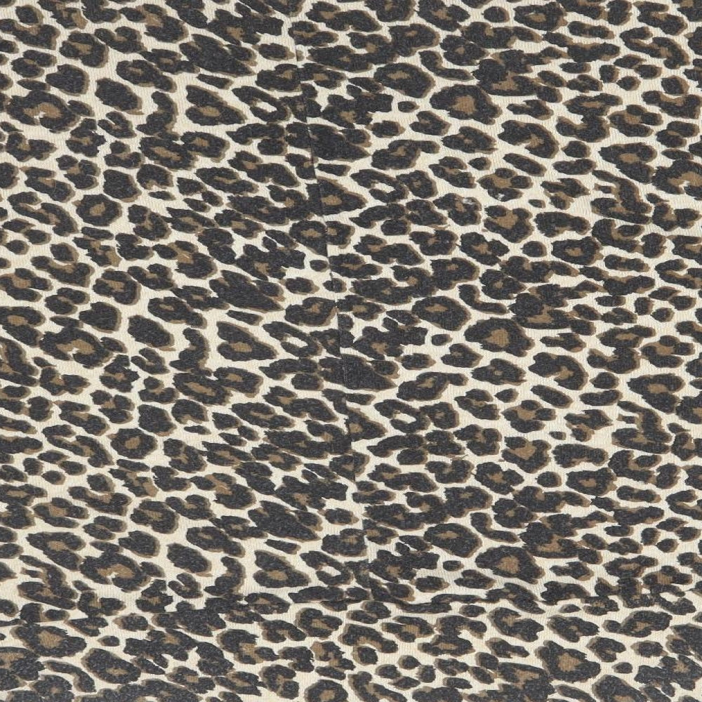 Dorothy Perkins Womens Multicoloured Animal Print  Basic T-Shirt Size 12