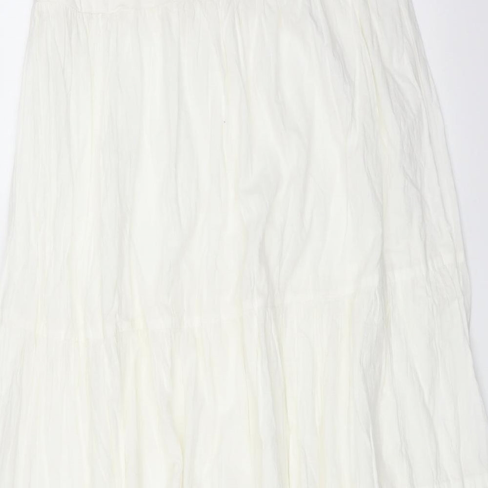 Red Herring Womens White   A-Line Skirt Size 10