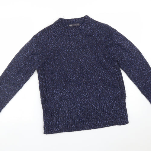 M&S Mens Blue   Pullover Sweatshirt Size S