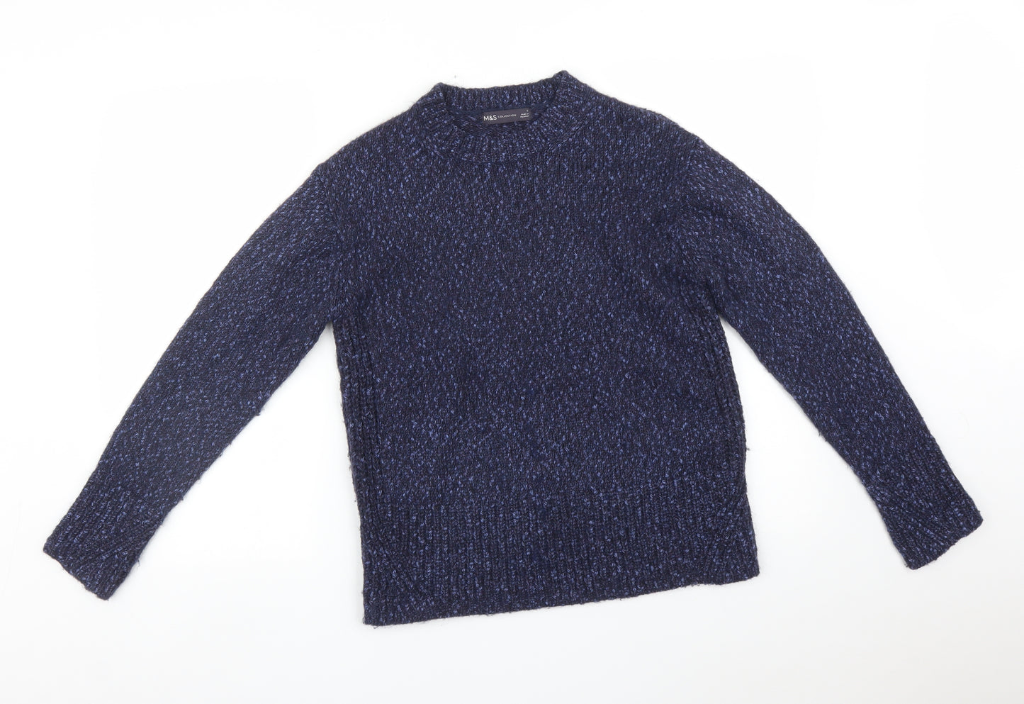 M&S Mens Blue   Pullover Sweatshirt Size S