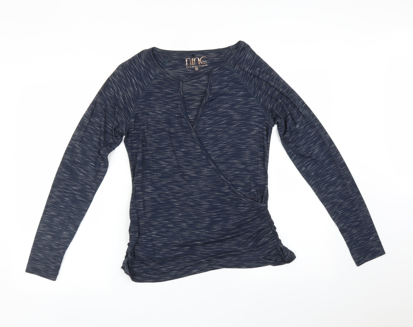 NINE Womens Blue   Basic T-Shirt Size M