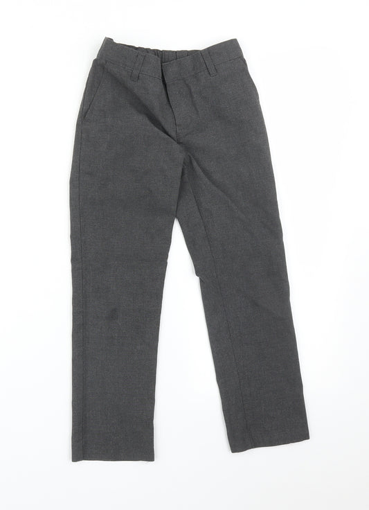 M&S Boys Grey   Dress Pants Trousers Size 6-7 Years