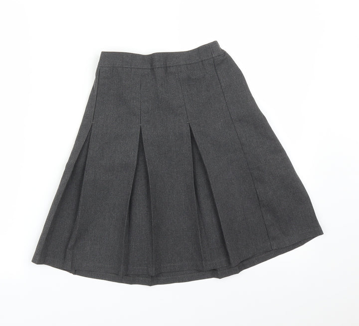 M&S Girls Grey   Pleated Set Size 9-10 Years
