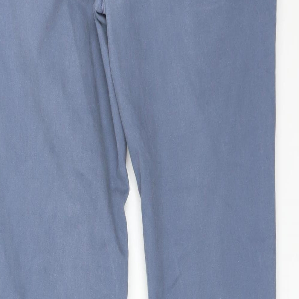 George Mens Blue   Chino Trousers Size 32 in L34 in