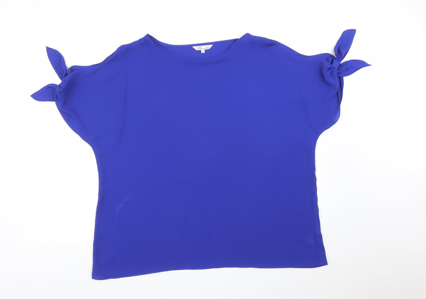 Peacocks Womens Blue   Basic T-Shirt Size 18