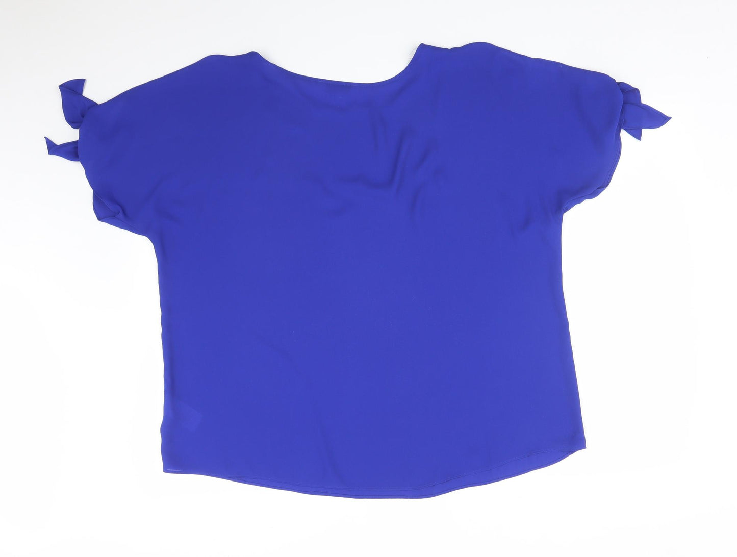 Peacocks Womens Blue   Basic T-Shirt Size 18
