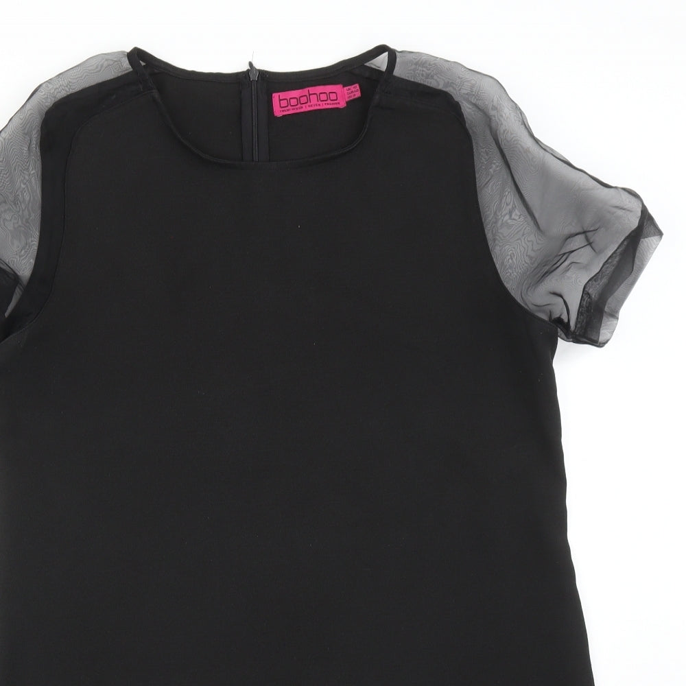 Boohoo Womens Black   A-Line  Size 12