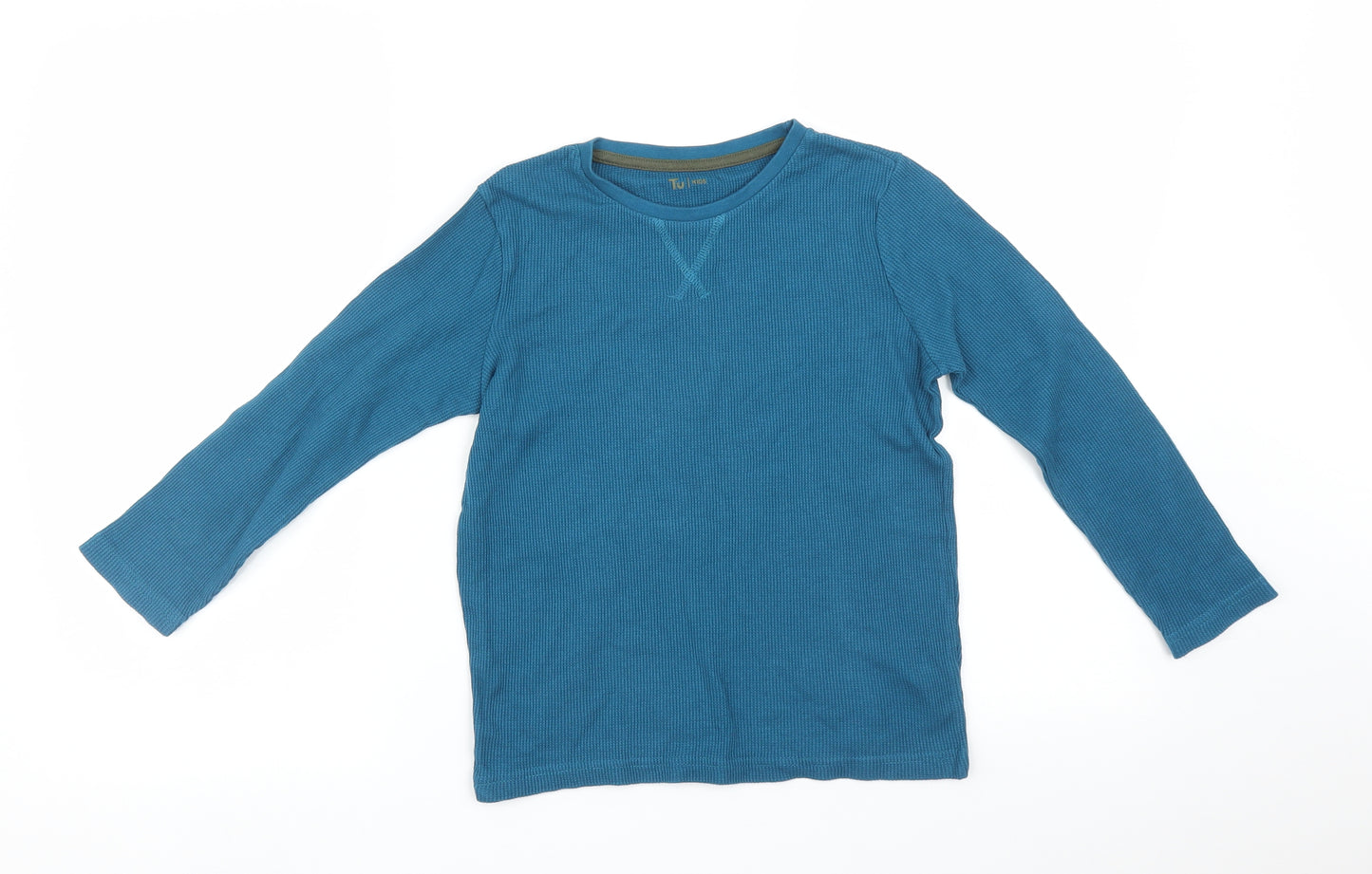TU Boys Blue   Basic T-Shirt Size 7 Years