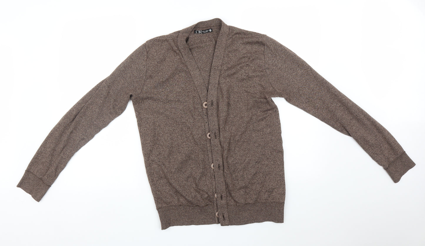 OAKRIDGE Mens Brown   Cardigan Jumper Size M