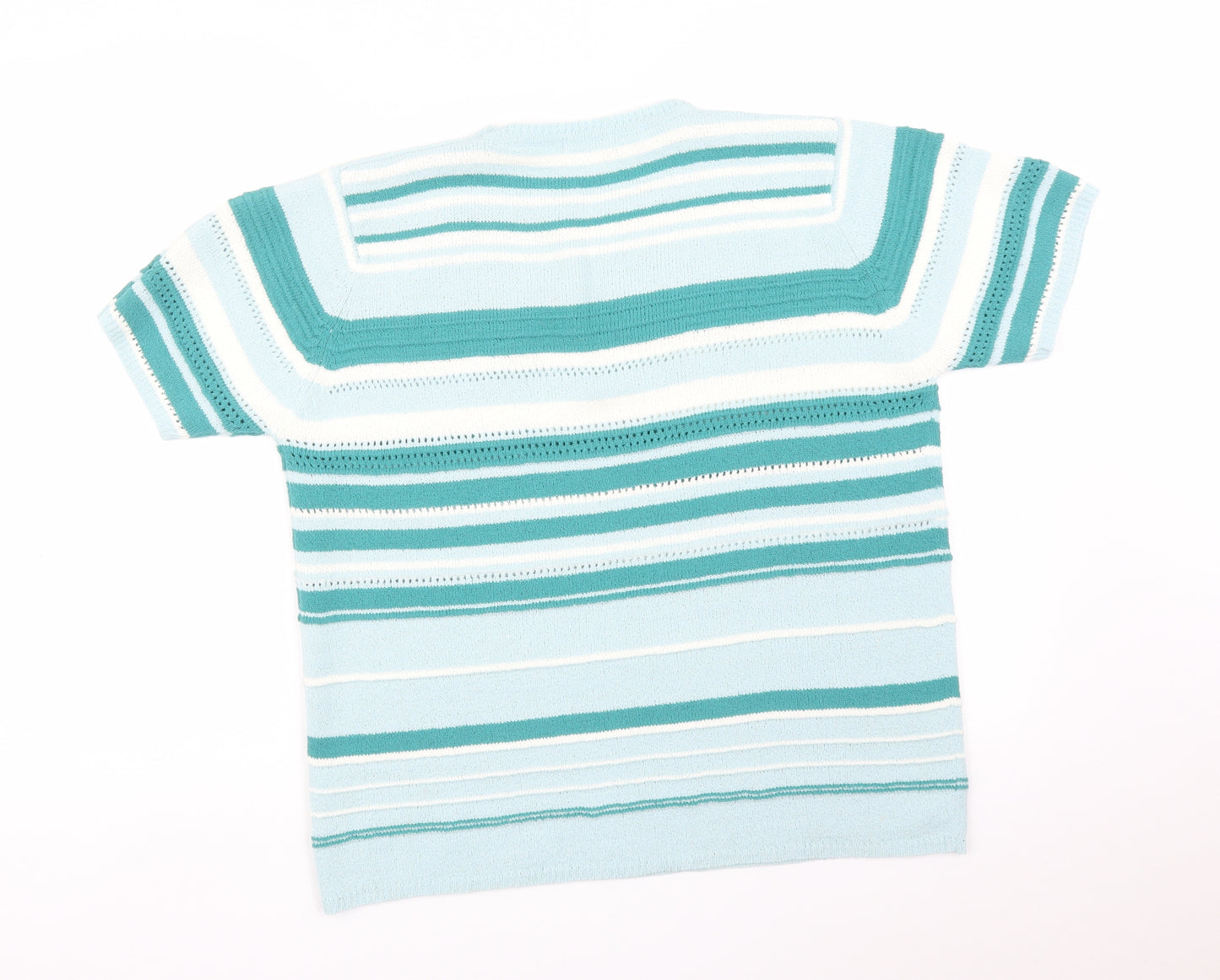 Berkertex Womens Multicoloured Striped  Basic T-Shirt Size 16