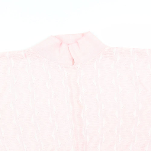 LITTLE WOODS Womens Pink Striped  Basic T-Shirt Size 20