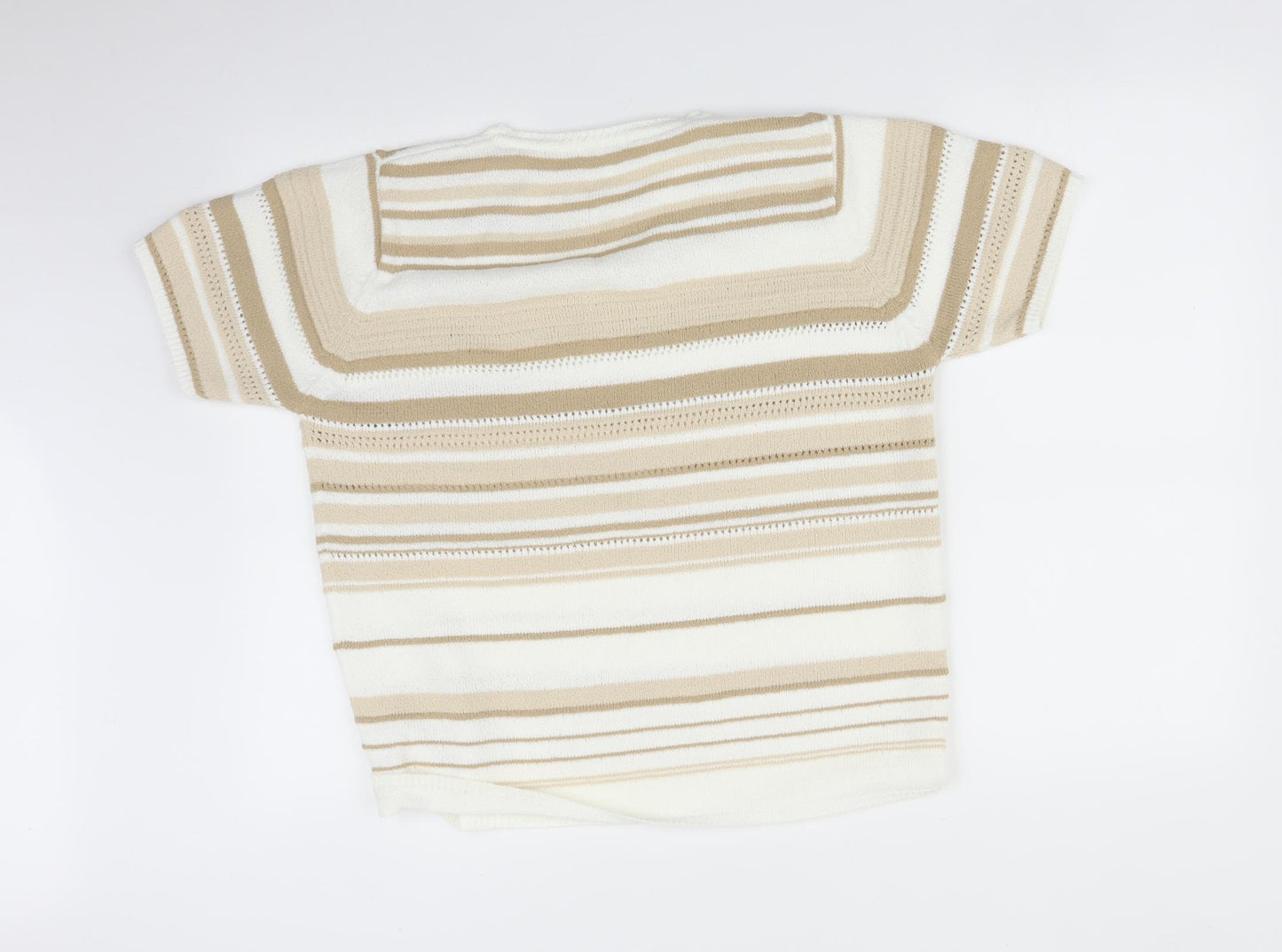 Berkertex Womens Multicoloured Striped  Basic T-Shirt Size 16