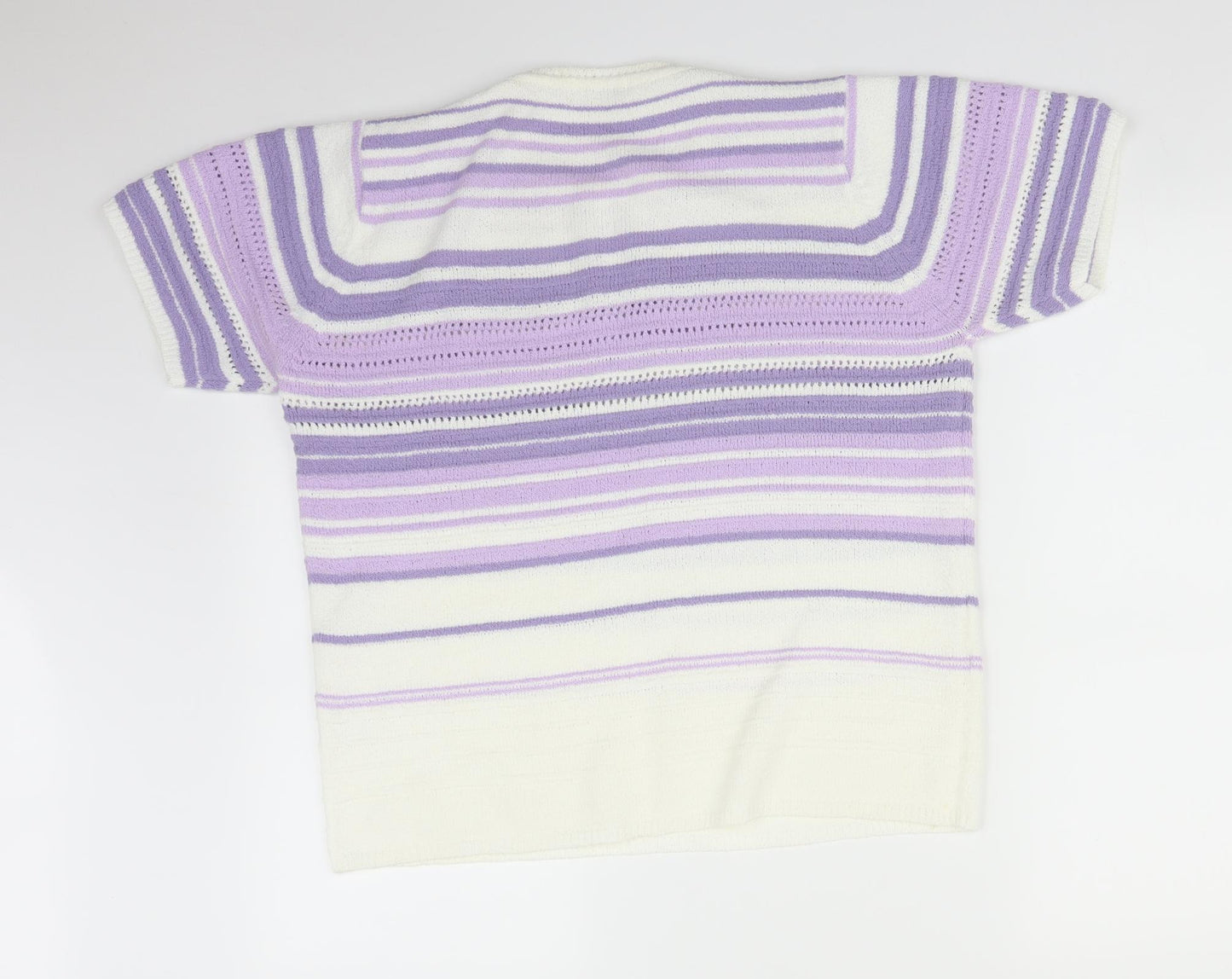 Berkertex Womens Multicoloured Striped  Basic T-Shirt Size 16