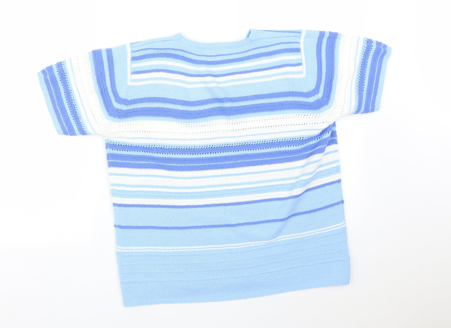 Berkertex Womens Multicoloured Striped  Basic T-Shirt Size 16