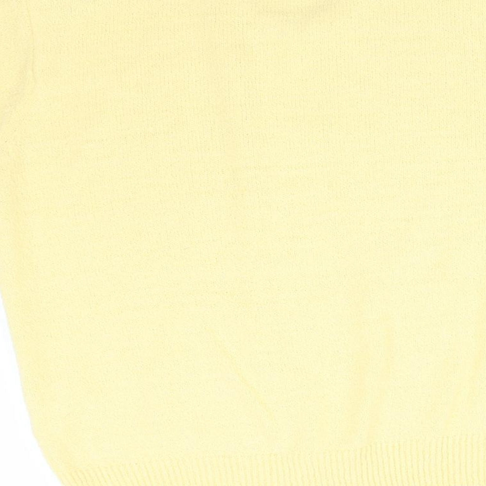 Berkertex Womens Yellow   Basic T-Shirt Size 16