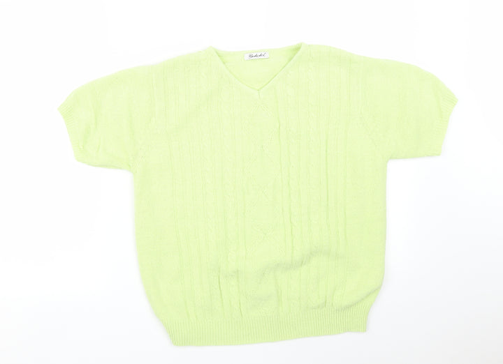 Berkertex Womens Green Basic T-Shirt Size 16