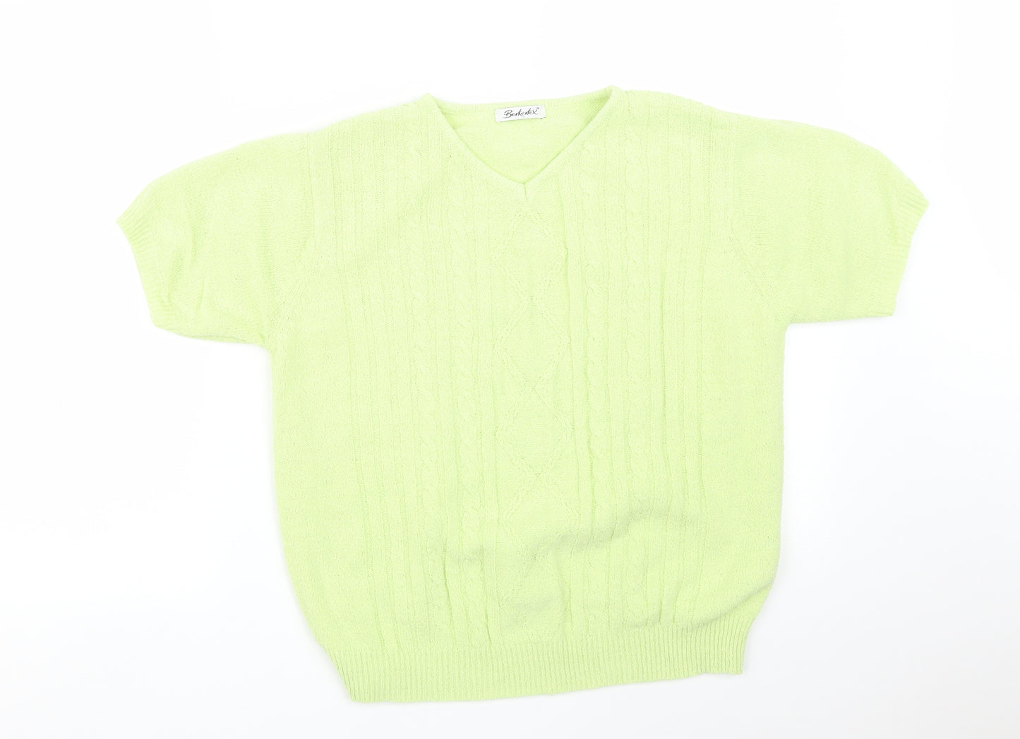 Berkertex Womens Green   Basic T-Shirt Size 16