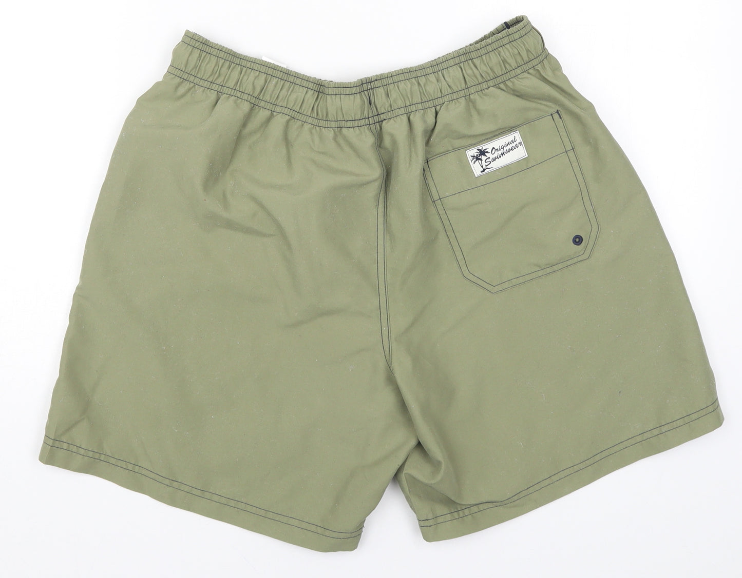 Marks and Spencer Mens Green   Athletic Shorts Size M