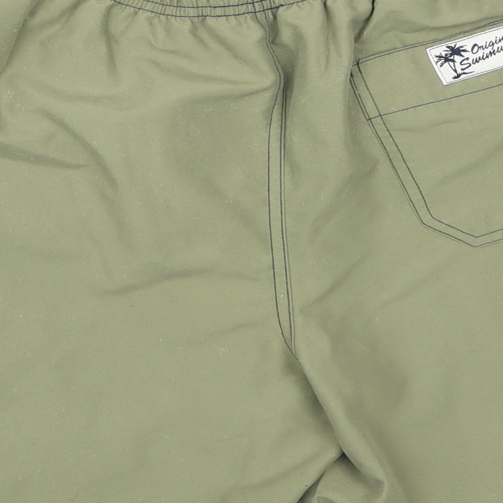 Marks and Spencer Mens Green   Athletic Shorts Size M