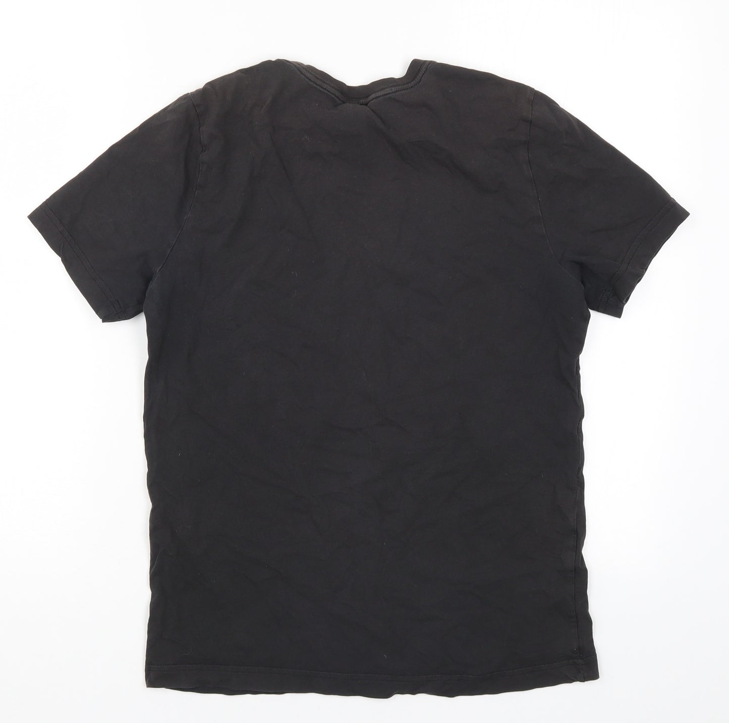 adidas Boys Black   Basic T-Shirt Size 13-14 Years