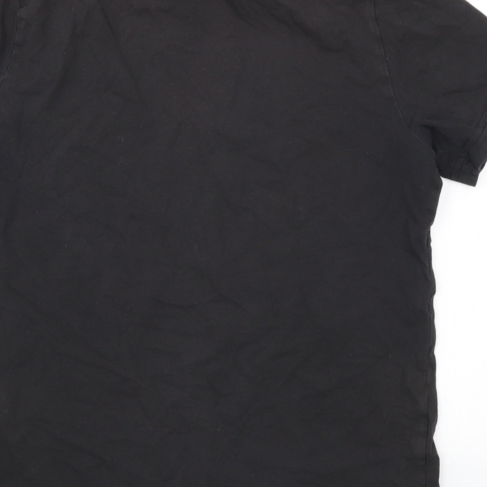 adidas Boys Black   Basic T-Shirt Size 13-14 Years