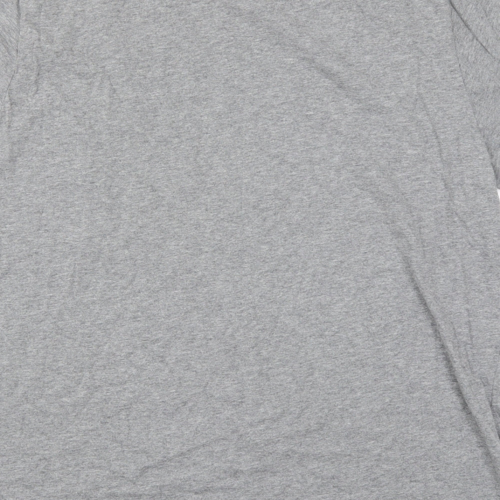 Marks and Spencer Mens Grey Solid   Pyjama Top Size 2XL  - Sledgend