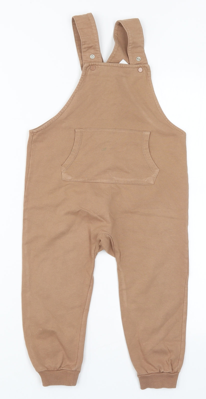 H&M Boys Brown   Dungarees Trousers Size 3-4 Years